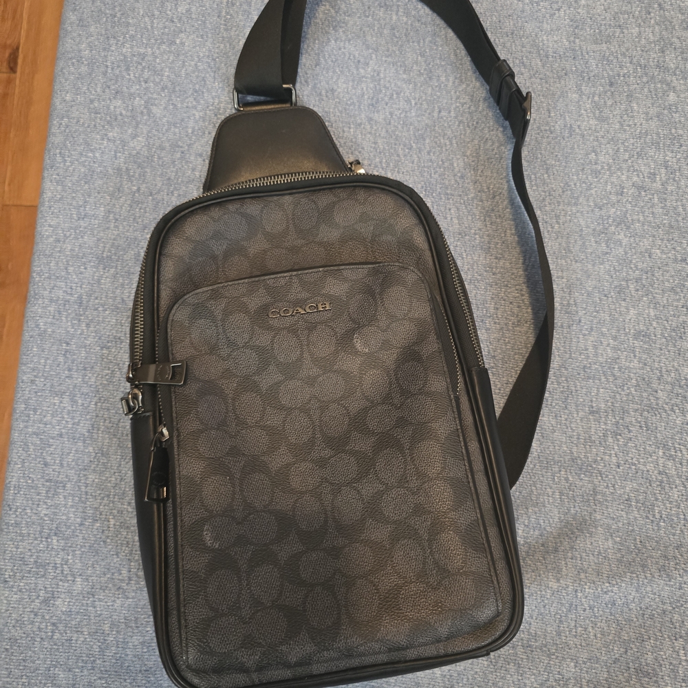 Coach Black Men's Sling Bag